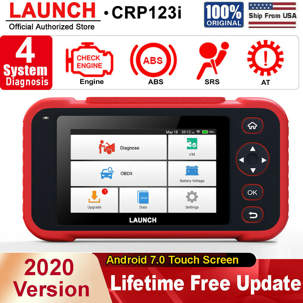 LAUNCH CRP123i OBD2 Automotive Scanner ABS Airbag Transmission Engine  System OBD 2 Car Diagnostic Scan Tool Lifetime Free Update