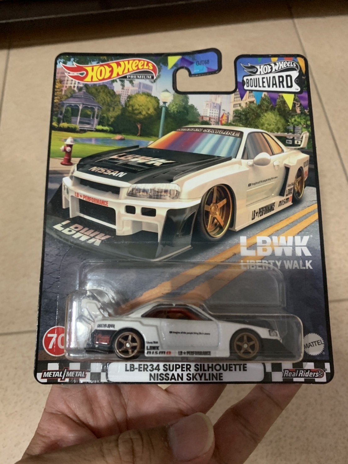 Hot wheels Premium Boulevard LB-ER34 Super SILHOUETTE NISSAN