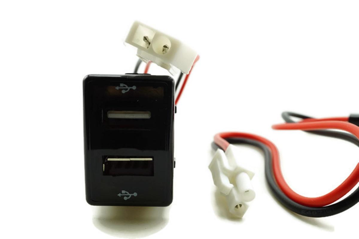 ช่องชาร์จไฟคู่ USB สำหรับ ISUZU (ALL NEW D-MAX / V-CROSS) แบบ2ช่อง 2.1A