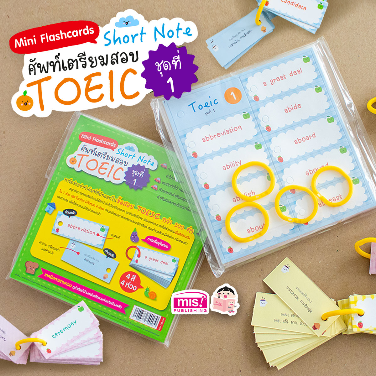 Mini flashcards short note toeic 1 lazada co th