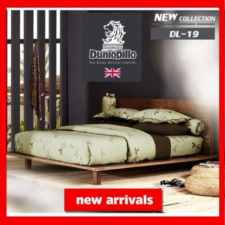 Dunlopillo ชุดผ้าปูที่นอน 3.5ฟุต 3ชิ้น รุ่น DL-19 ส่งฟรี Kerry