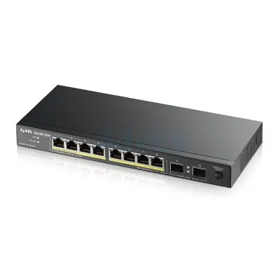 Gigabit Switching Hub ZyXEL (GS1100-10HP) 8 Port PoE + 2 port SFP (8'')