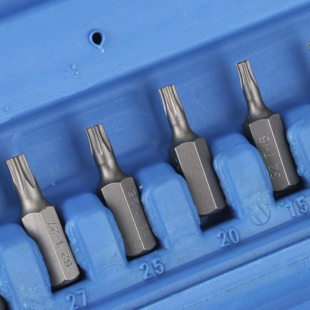 【ราคาต่ำสุด】Hex Socket Set, 23Pcs/set 1/2in Hex Socket Bit E Type Star