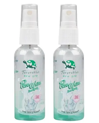 (2 ชิ้น) Taoyeablok New Gen Pure White Deo Spray 50g สเปรย์เต่าเหยียบโลก นิวเจน สเปรย์ระงับกลิ่นกาย