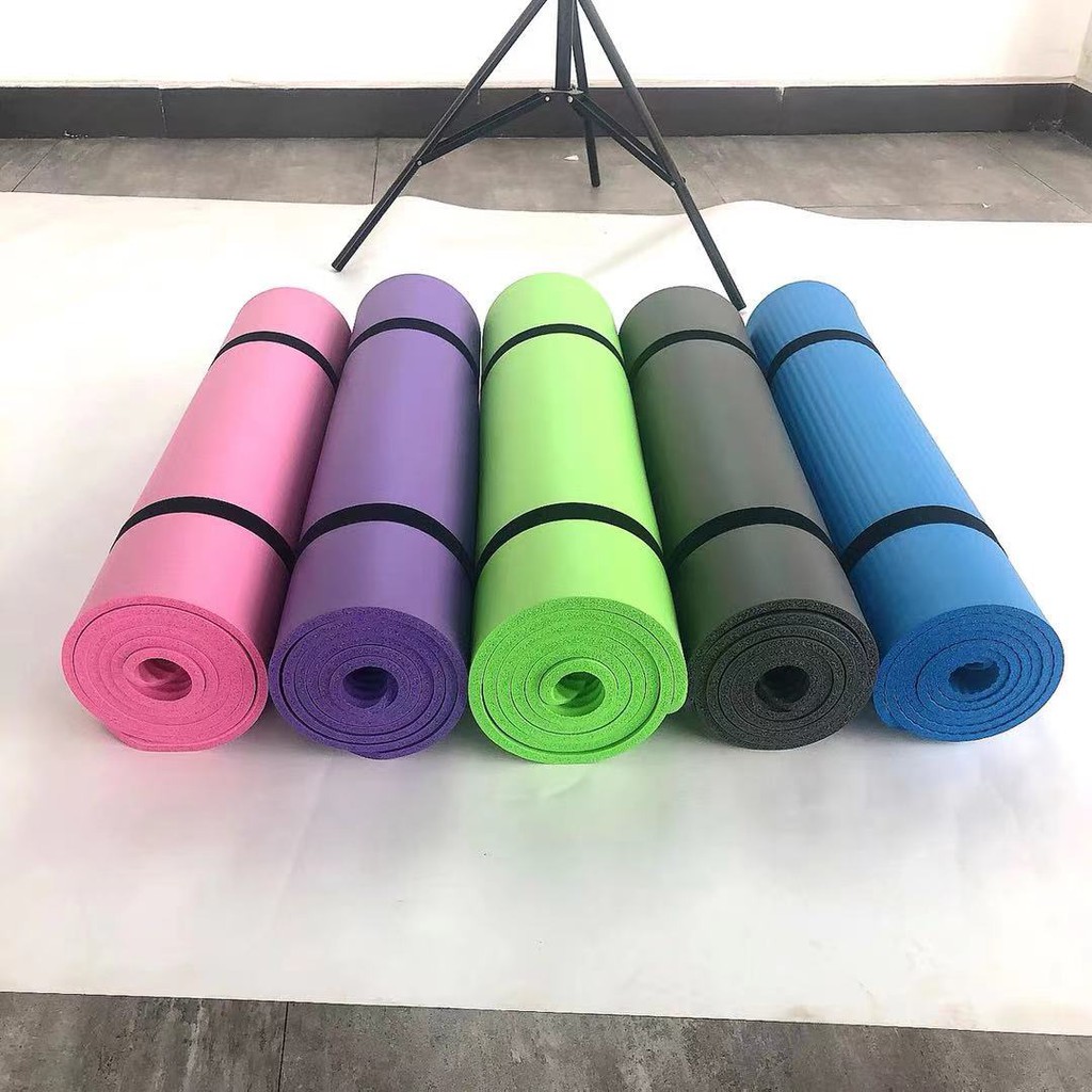 (สินค้าพร้อมส่ง) เสื่อโยคะ หนา 10มม. โยคะ ขนาดYong Mat 183x61 cm