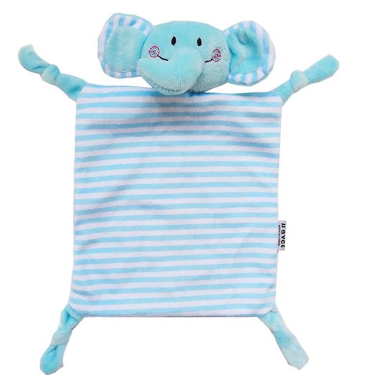 ผ้าห่มสัตว์ฝ้ายน่ารักขนาดเล็กสำหรับนอนเด็ก   Small Cute Animal Cotton Cuddle Blankets for Sleeping Baby สี ช้าง (Elephant) สี ช้าง (Elephant)