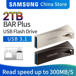 ภาพหน้าปกสินค้า1TB/2TB SAMSUNG USB Flash Drive Disk 2000GB USB Metal Mini Pen Drive Pendrive Memory Stick Storage Device 3264128 ที่เกี่ยวข้อง