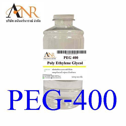 5102/500G.PEG400 (โพลิเอทิลีน ไกลคอล 400) Carbowax PEG400 (Poly Ethylene Glycol) PG ขนาด 500 g.