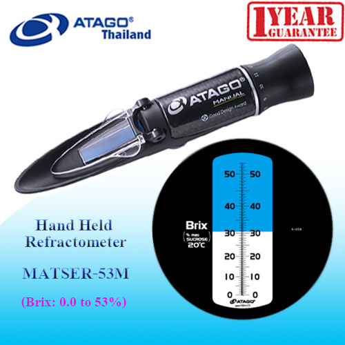 ATAGO รุ่น MASTER-53M  เครื่องวัดความหวาน  Brix (0.0-53.0%) Hand Held Refractometer