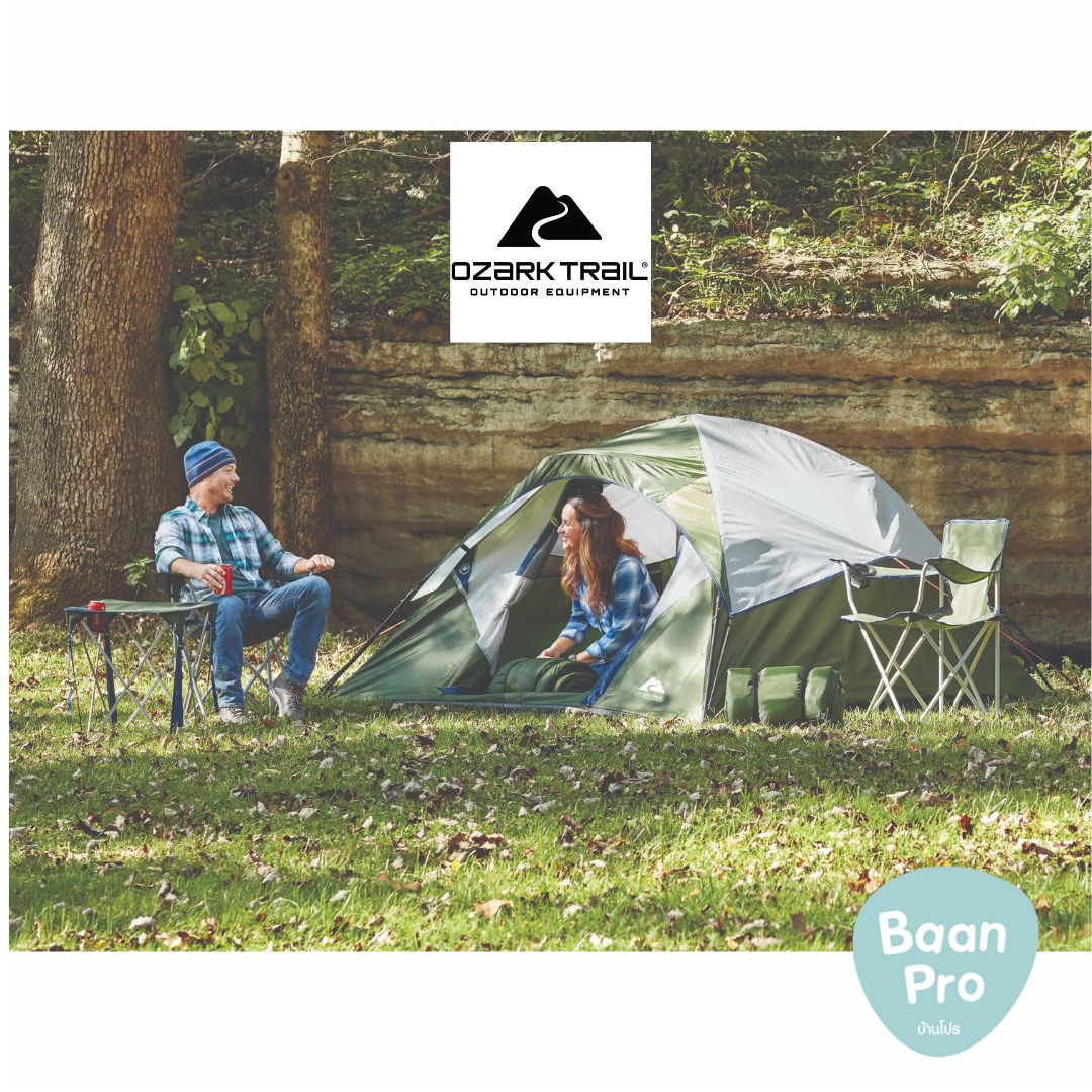 เต๊นท์ขนาดใหญ่พิเศษ ชุดแคมป์ปิ้งOzark Trail 6-Piece, Person