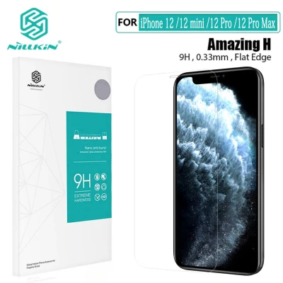 For iPhone 12 Pro Max Screen Protectors NILLKIN HH+Pro CP+Pro Tempered Glass For iPhone 12 12 Pro 12 mini Glass Front Film