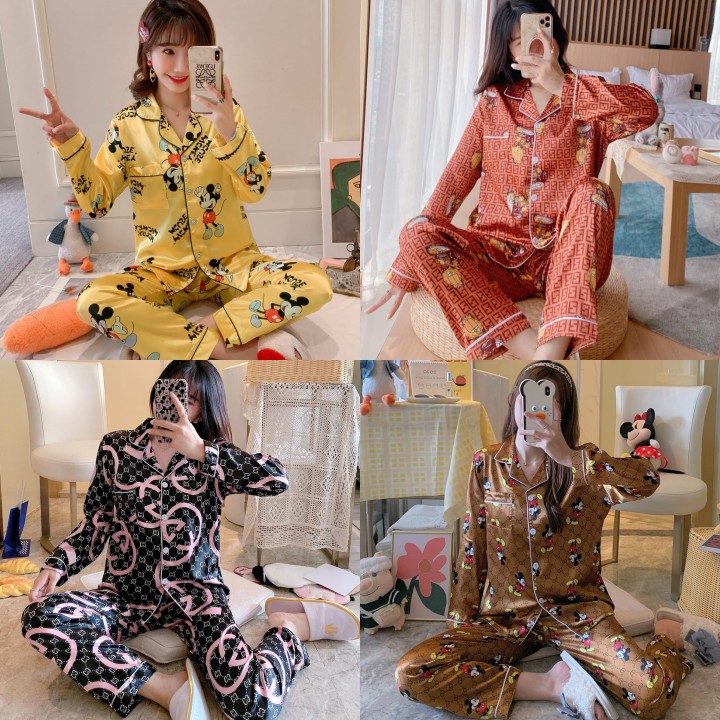 ชุดนอนผู้หญิง ชุดนอนน่ารัก ชุดนอนกระโปรง พร้อมส่งชุดนอนลายการ์ตูนสุดฮิต ...