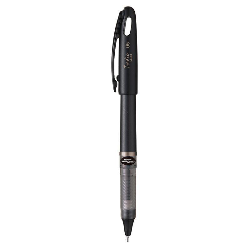 Electro48 เพนเทล ปากกาหมึกเจล รุ่น Energel Tradio BLN115A-A ขนาด 0.5 มม. ด้ามสีดำ หมึกสีดำ