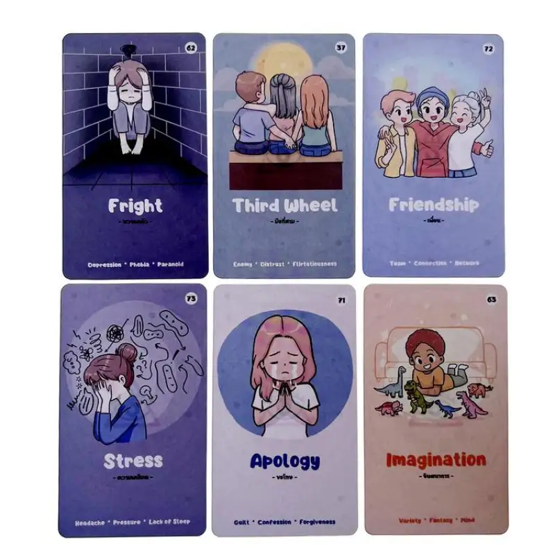 ภาพสินค้าไพ่ทาโรต์ Pantha OracleMysterious Divination Tarot Oracle Card Little Girl Tarot Cards Decks Board Game English Tarot Card Deck Women accepted จากร้าน Storeshop บน Lazada ภาพที่ 3