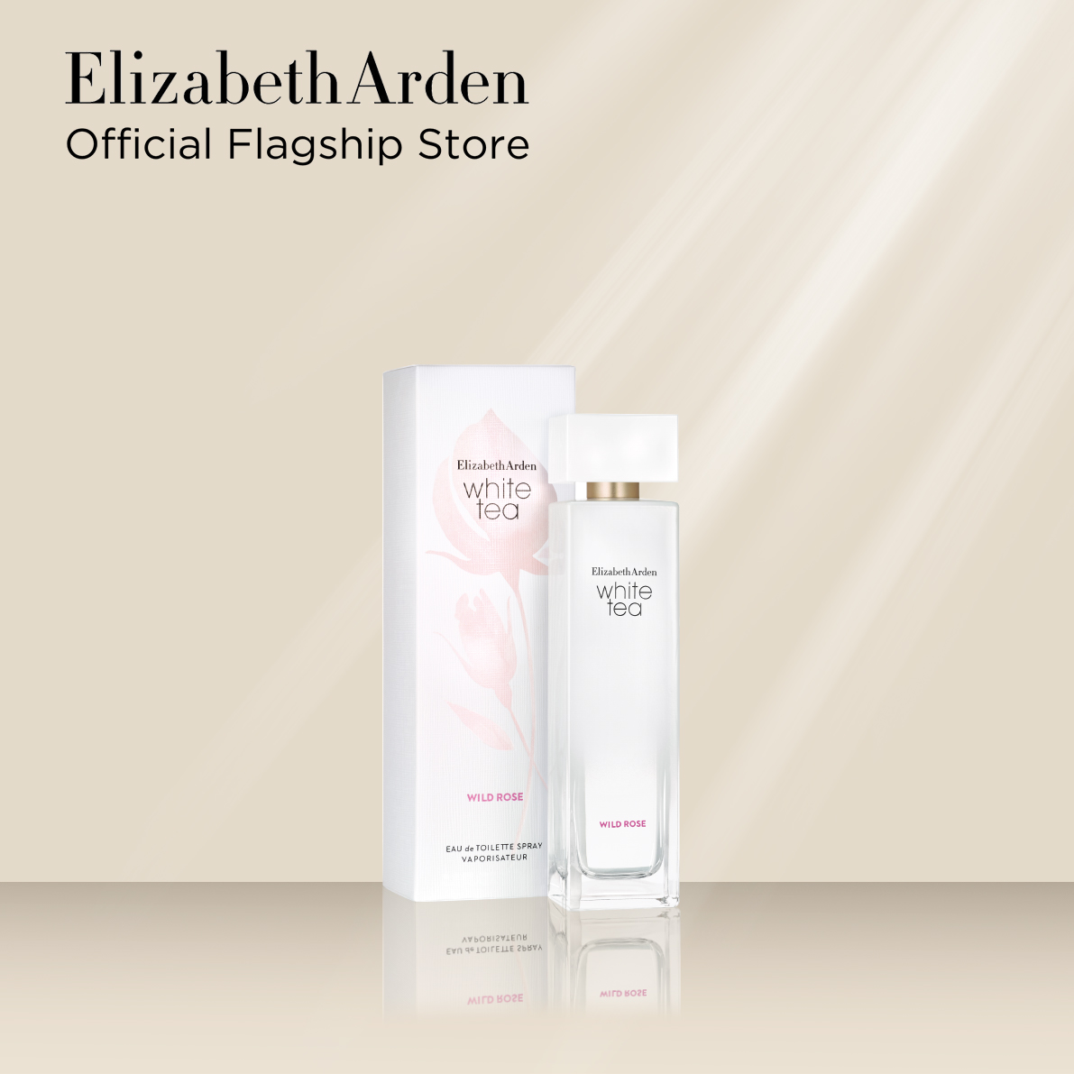 Elizabeth Arden White Tea Wild Rose Eau De Toilette Spray 100ml