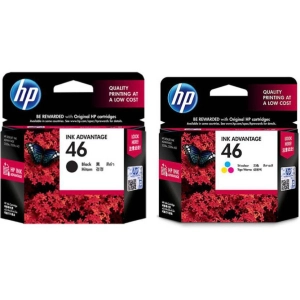 สินค้า HP เบอร์ 46 สี-ดำ  มีกล่อง และ noboxของแท้100% (ขายโล้ะราคาสินค้าไม่มีประกันนะจ้ะ)