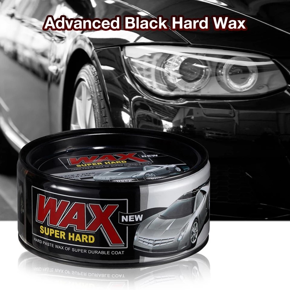 ?Wax (Hard รถสีเข้ม) เคลือบแก้ว เคลือบสีรถ (สีเข้ม)ของแท้100% สวยเงางาม มีทุกสีรถ Wax เคลือบรถ แถมฟรี‼️ผ้าไมโครไฟเบอร์+ฟองน้ำ