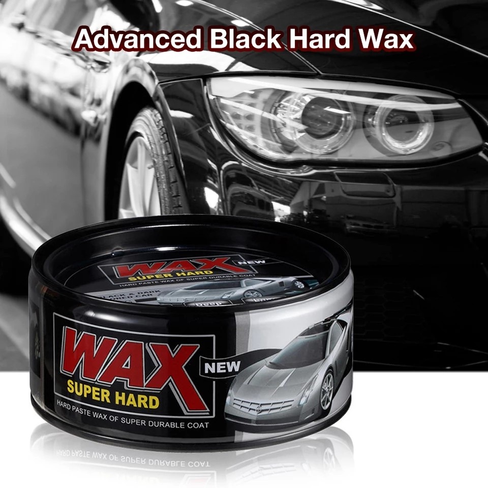 🔥Wax (Hard รถสีเข้ม) เคลือบแก้ว เคลือบสีรถ (สีเข้ม)ของแท้100% สวยเงางาม มีทุกสีรถ Wax เคลือบรถ แถมฟรี‼️ผ้าไมโครไฟเบอร์+ฟองน้ำ