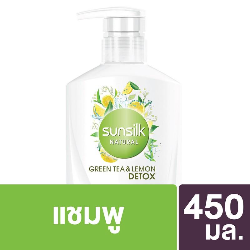 SUNSILK NATURAL Shampoo Green Tea & Lemon Detox 450ml