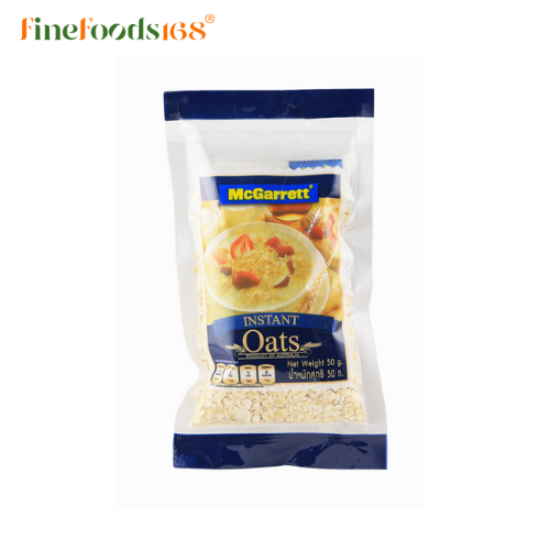 แม็กกาแรต ข้าวโอ๊ตอบชนิดละเอียด 50 กรัม McGarrett Instant Oats 50 g.