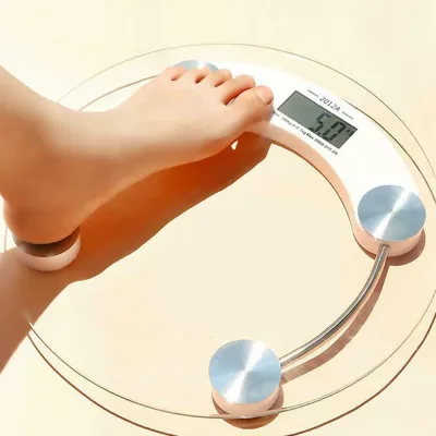 Scale Digital Weighing scale with screen LCD Tempered Glass Digital Weight Scale