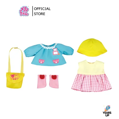 Mell Chan Preschool Uniform (2018) ชุดนักเรียนอนุบาล Mell chan ( สินค้าลิขสิทธิ์แท้ ) for Kids 3 Years Old Up