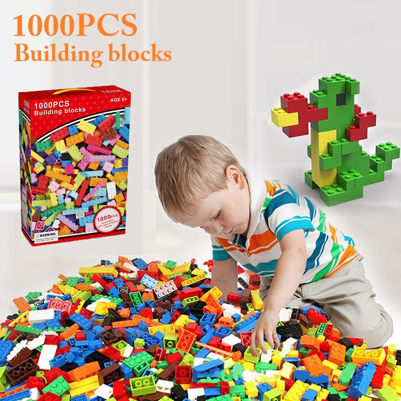 Fancytoys Shop ของเล่นตัวต่อ ตัวต่อเลโก้ 1,000 ชิ้น ขนาดเล็ก ตัวต่อblocks ของเล่นตัวต่อสำหรับเด็กเสริมทักษะ Building blocks