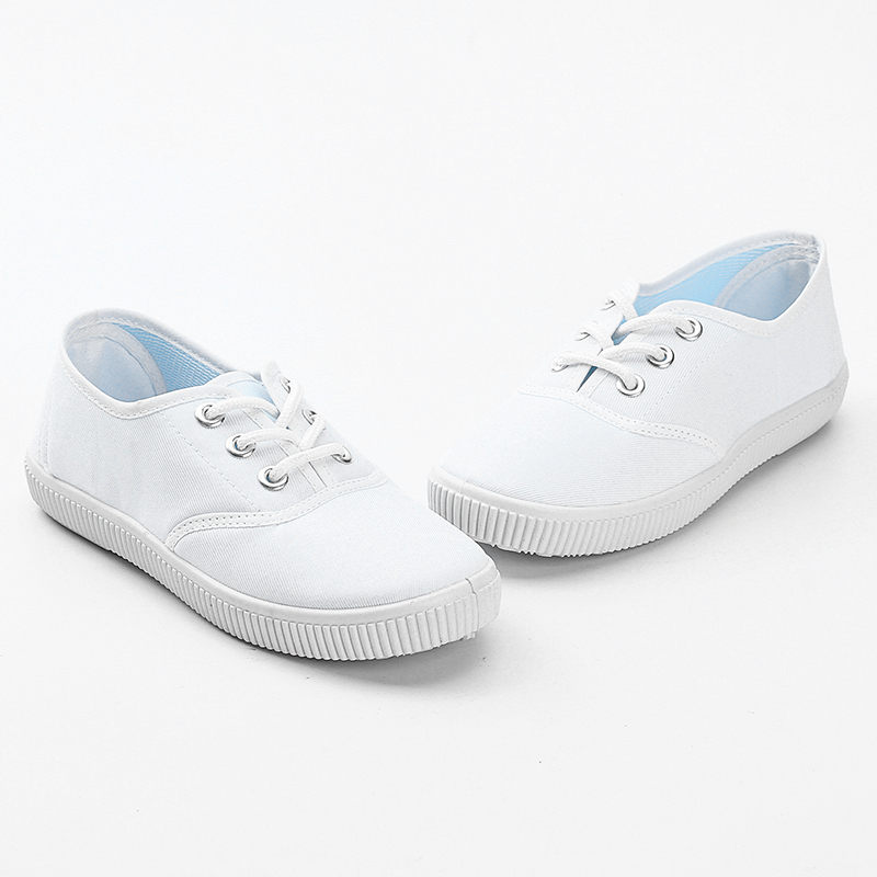 canvas white shoes for school