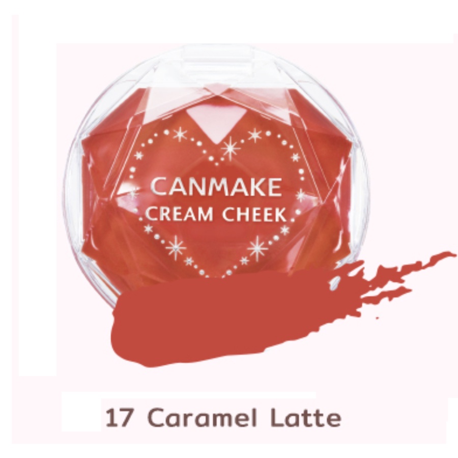 CANMAKE CREAM CHEEK PEARL MOUSSE GEL TYPE แคนเมค ครีม บลัชชออน ปัดแก้ม เนื้อนุ่ม x 1 ชิ้น