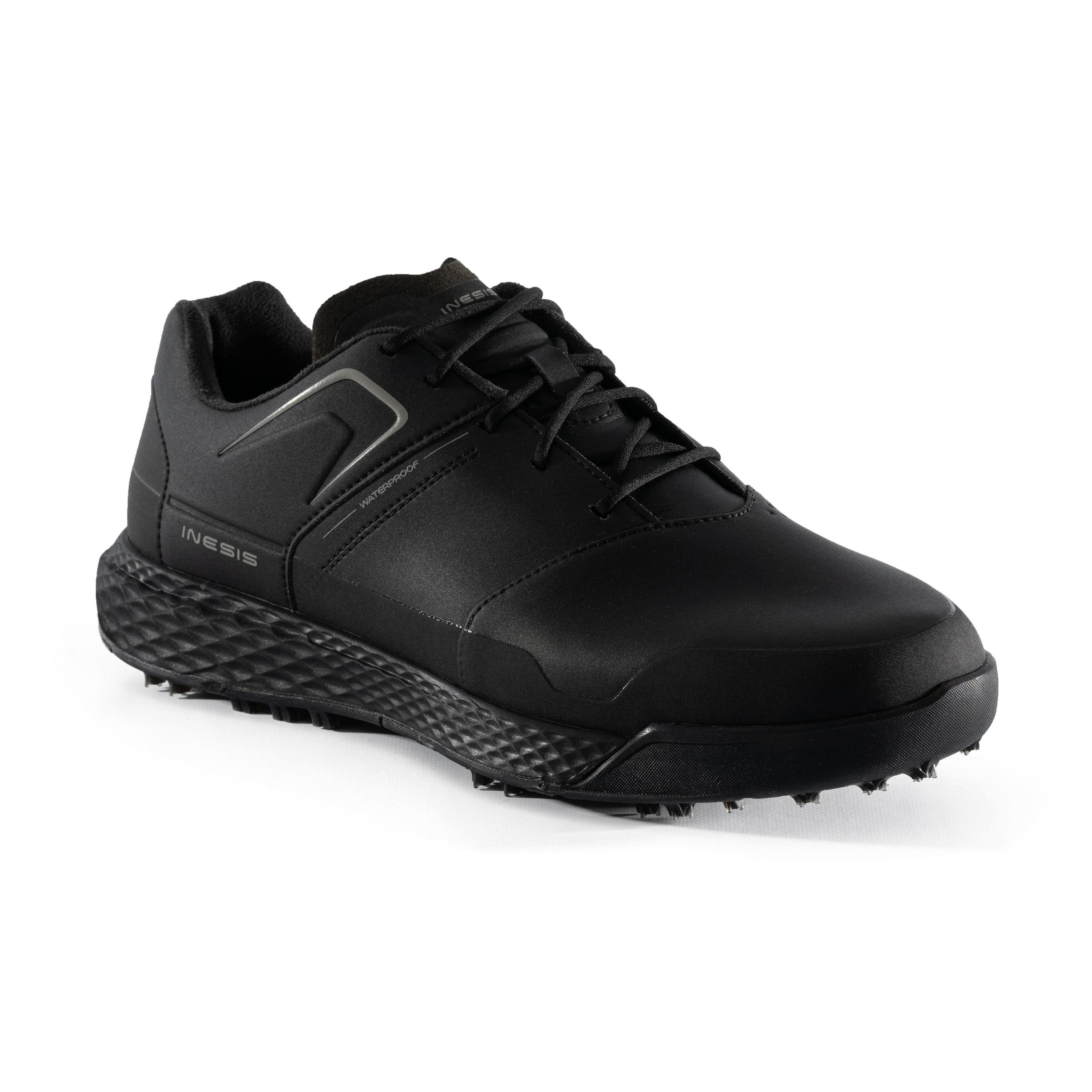 [ส่งฟรี ] รองเท้ากอล์ฟกันน้ำและยึดเกาะได้ดีสำหรับผู้ชาย (สีดำ) MEN’S GRIP WATERPROOF GOLF SHOES BLACK Golf Shoes men Golf shoes man รองเท้ากอล์ฟชาย รองเท้ากอล์ฟผช ของแท้ รับประกัน