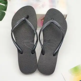 havana black flip flops