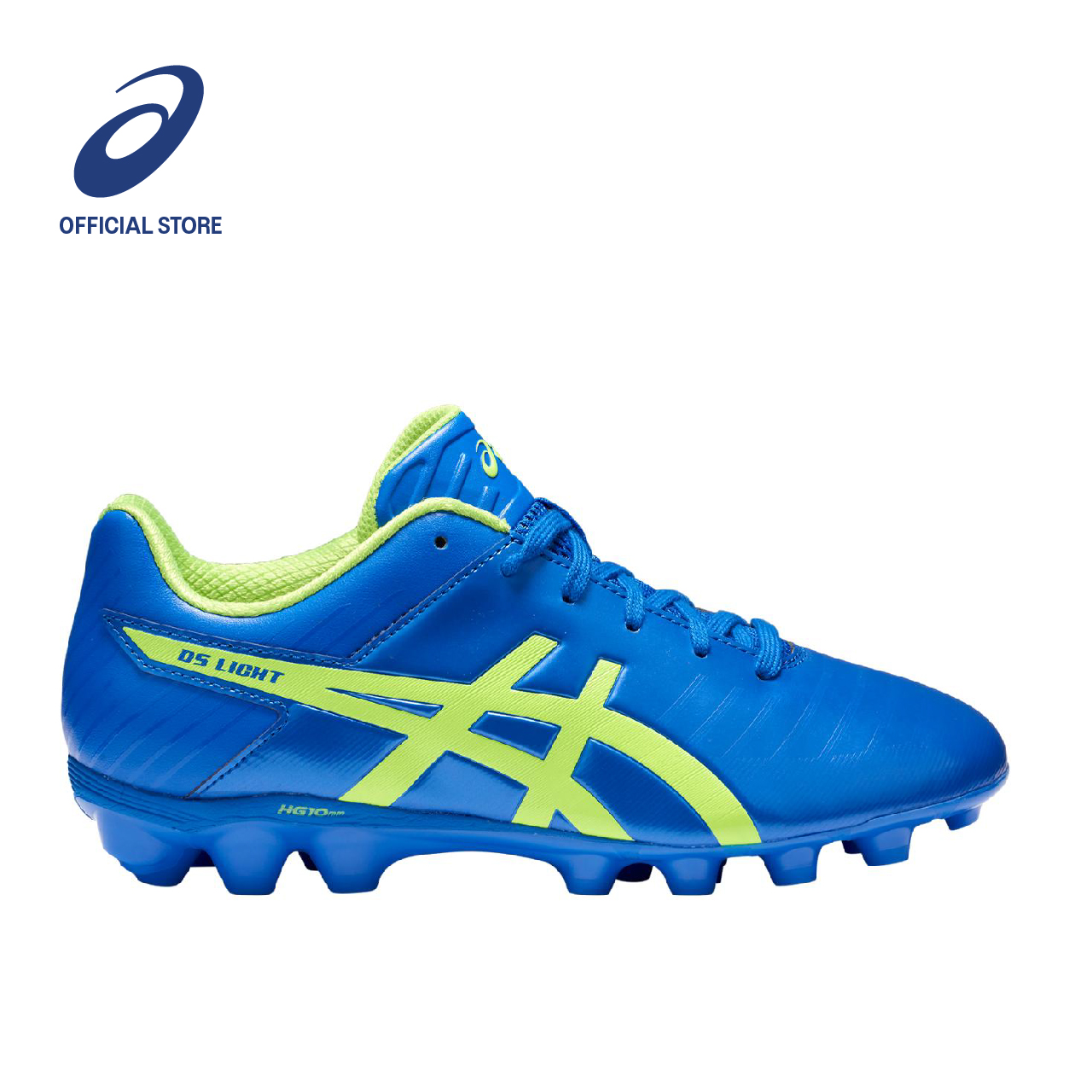 ASICS :: DS LIGHT 3 GS (KIDS) รองเท้าฟุตบอล รองเท้าฟุตบอลเด็ก รองเท้าสตั๊ด ฟุตบอล 1.19 สี Blue ไซส์ US 1 สี Blueไซส์ US 1