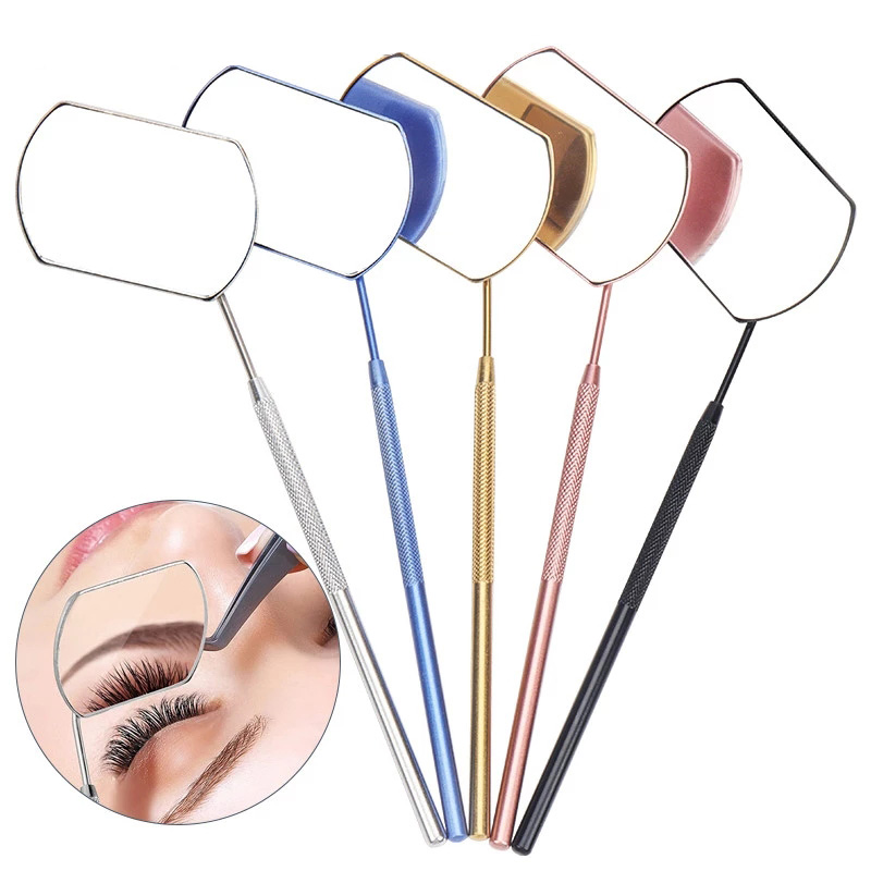 1 Pc Magnifying Checking Eyelash Extension Makeup Mirror Stainless