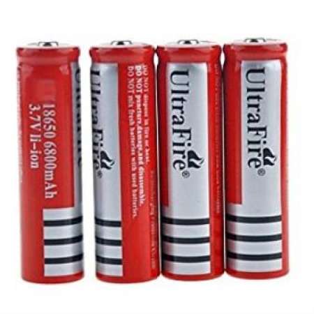 UltraFire ถ่านชาร์จ Li-ion 18650 3.7V 6800mAh (1ก้อน)