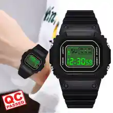 ภาพขนาดย่อสินค้าHONHX นาฬิกาข้อมือ นาฬิกาส่องสว่างปฏิทินนาฬิกาปลุกกันน้ำLEDอิเล็กทรอนิกส์นาฬิกาผู้หญิงผู้ชายคู่นาฬิกาข้อมือ