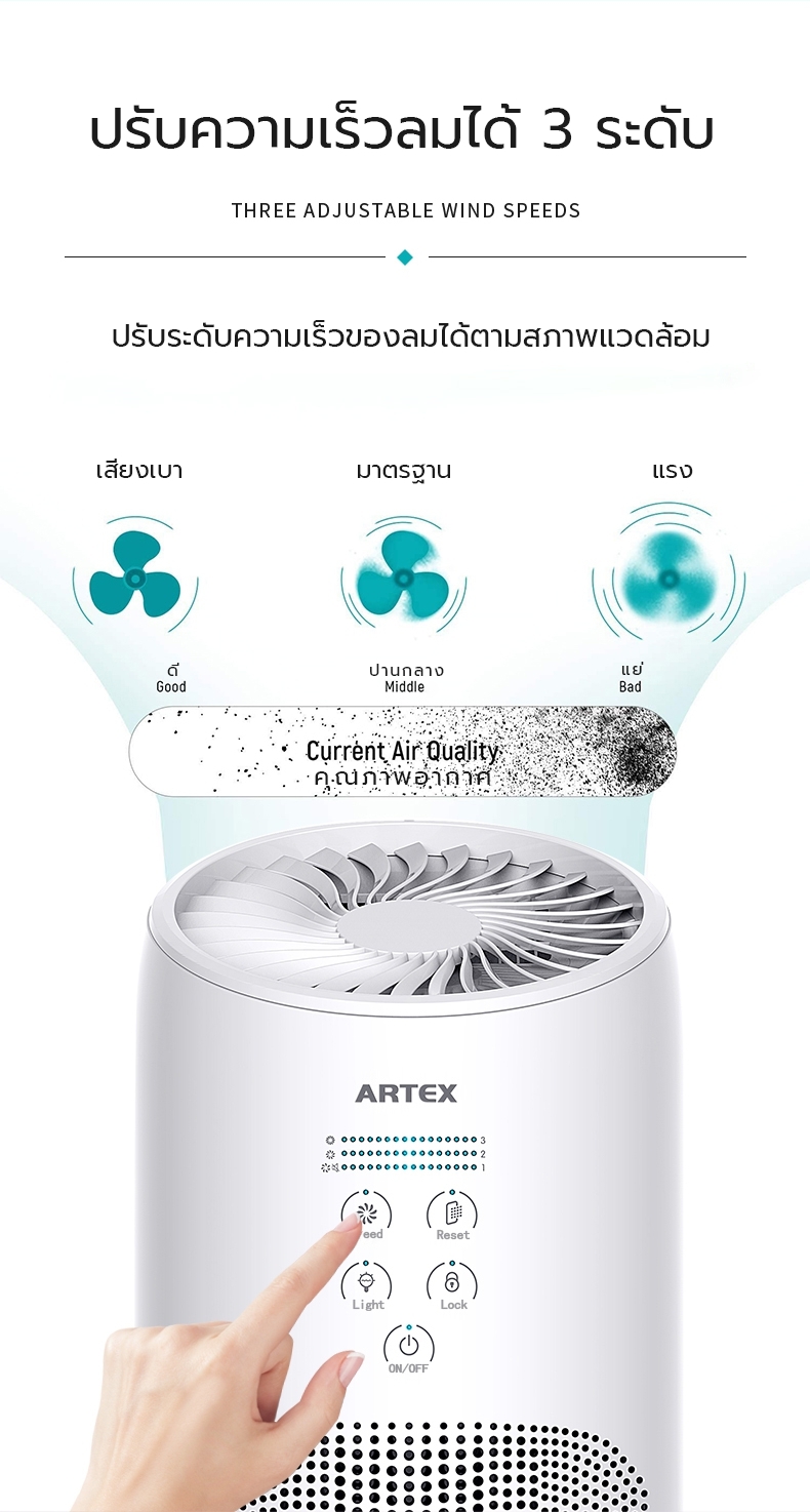 ARTEX Air Purifier Air Mini PM2.5