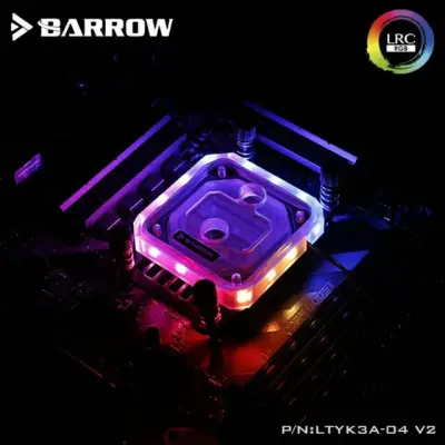 (พร้อมส่ง) Barrow AMD CPU Block LRC 2.0 Lighting