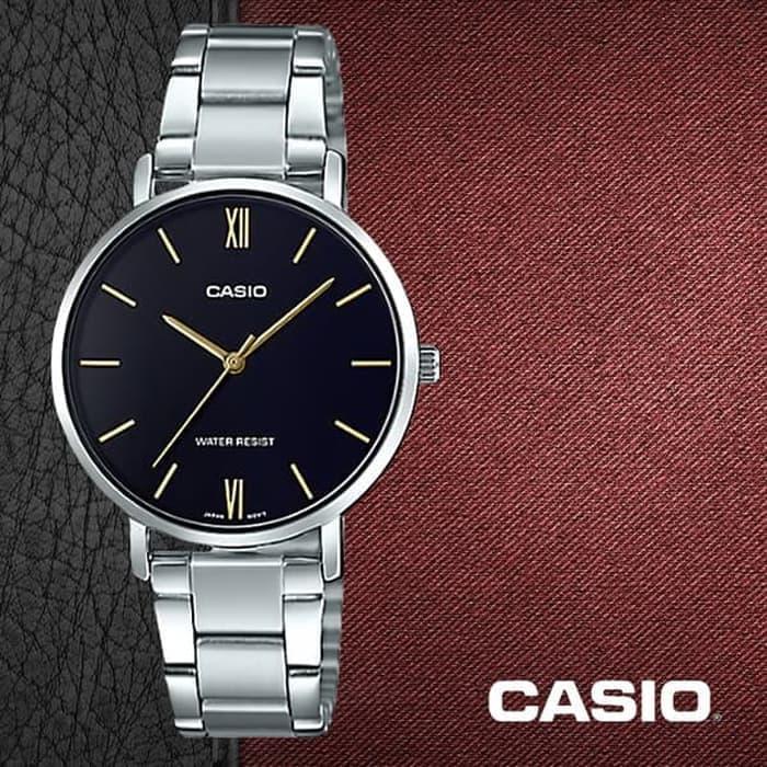 Win Watch shop นาฬิกา Casio รุ่น LTP-VT01D-1B นาฬิกาสำหรับผู้หญิืง สายแสตนเลส หน้าปัดสไตล์เรียบหรู - มั่นใจ ของแท้ 100% รับประกันสินค้า 1 ปีเต็ม (ส่งฟรี เก็บเงินปลายทาง)