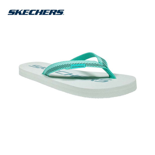 Skechers สเก็ตเชอร์ส รองเท้าแตะ ผู้หญิง Cali Side Lines 2 Sandals Shoes - 8730038-TURQ