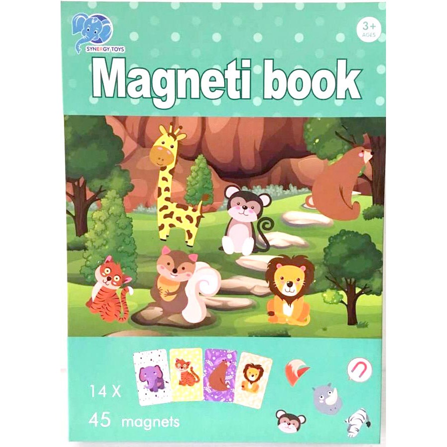 Magnetic Book ตัวแม่เหล็กเสริมทักษะ สนุก ได้จินตนาการ มีให้เลือก 4 แบบ กล่องเก็บในตัว