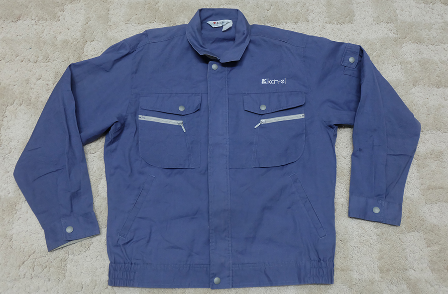 เสื้อช็อป เสื้อช่าง เสื้อช็อปช่าง​ เสื้อทำงาน เสื้อยูนิฟอร์ม​ uniform​ work​ ​shirt ของญี่ปุ่น ไซส์ M