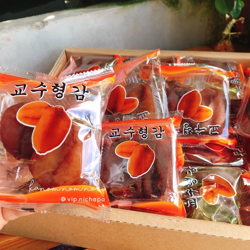 Hot Sale ลูกพลับเกาหลีอบแห้ง set 10 แพครอของเข้านะคะ ราคาถูก อาหาร อาหารอบแห้ง