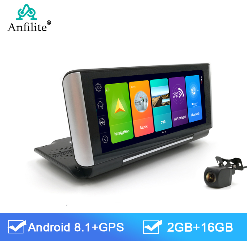 8 Bluetooth 4G Car GPS Navigation ADAS 1080P DVR Dash Camera Navigator SAT NAV