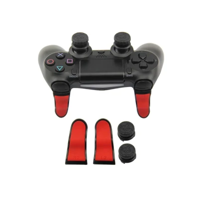 ทริกเกอร์ สำหรับจอย PS4 Finger Trigger Extenders Buttons 4 Pcs L2 R2 Caps Kit for PS4 Controller Game Accessory Silicone