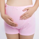 กางเกงในคนท้อง แบบปรับสายได้ ใส่ได้ตั้งแต่ตั้งครรภ์ถึง 9 เดือน - สีชมพู