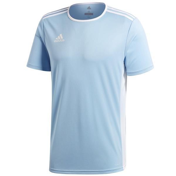 Adidas เสื้อ ฟุตบอล อดิดาส Football Shirt Entrada 18 Jersy CD8414 Light Blue (650)