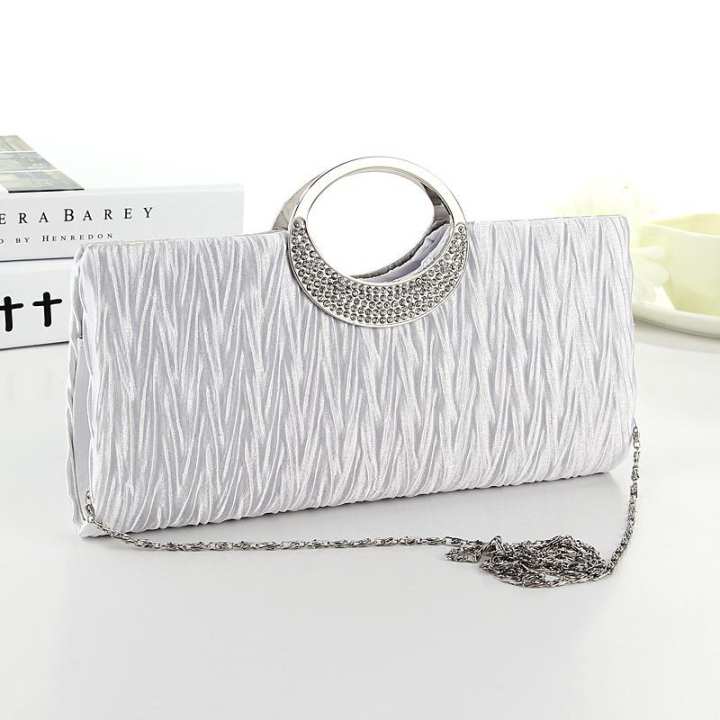 รีวิว Amart Fashion Women Handbag Purse Rhinestone Evening Clutch Bag Chain Bridal Wedding Party Bags –