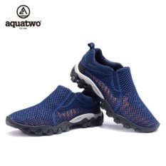 Aquatwo Shoes รุ่น S957 รองเท้าลุยน้ำ แห้งไว จะใส่เดินเล่น ในวันสบายๆ หรือ ใส่เดินป่า ก็เท่ห์ไม่ซ้ำใคร (สีกรมท่า)