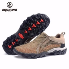 Aquatwo Shoes รุ่น S957 รองเท้าลุยน้ำ แห้งไว จะใส่เดินเล่น ในวันสบายๆ หรือ ใส่เดินป่า ก็เท่ห์ไม่ซ้ำใคร (สีเบจ)