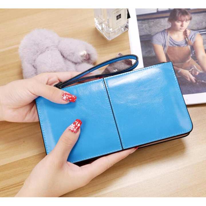 BAOBAO SHOP กระเป๋า กระเป๋าสตางค์ใบยาว กระเป๋าสตางค์หนังพียู กระเป๋าสตางค์ ผู้หญิง รุ่นNO.077